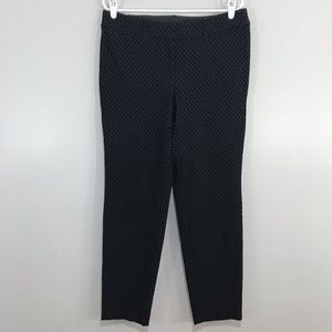 👗 Lane Bryant Black Polka Dot Stretch Pants